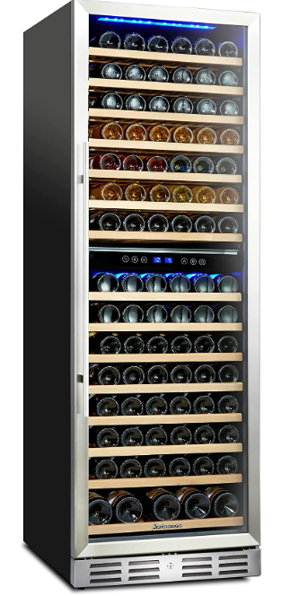 卡拉美拉157瓶独立葡萄酒冷却器