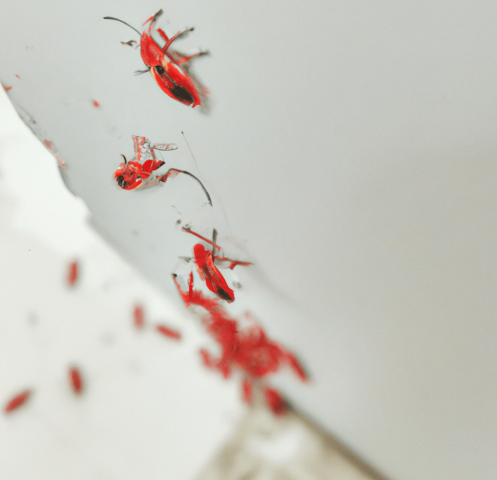无数红色的虫子在房子