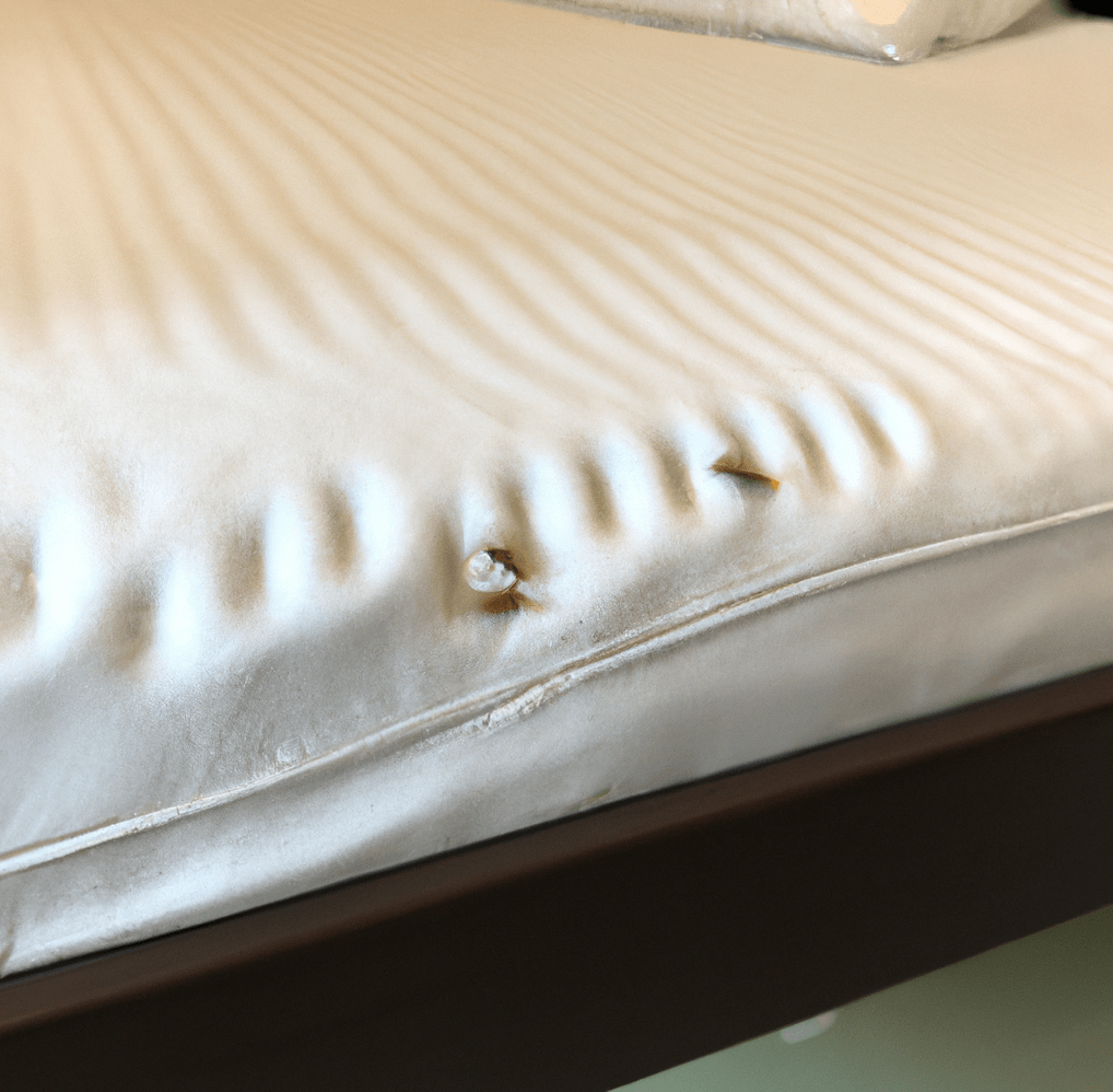 床上的虫子白色床单