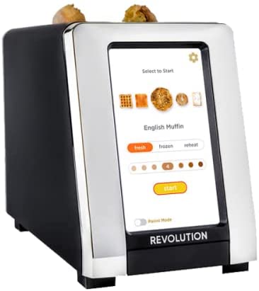 革命InstaGLO R180B哑光黑色烤面包机